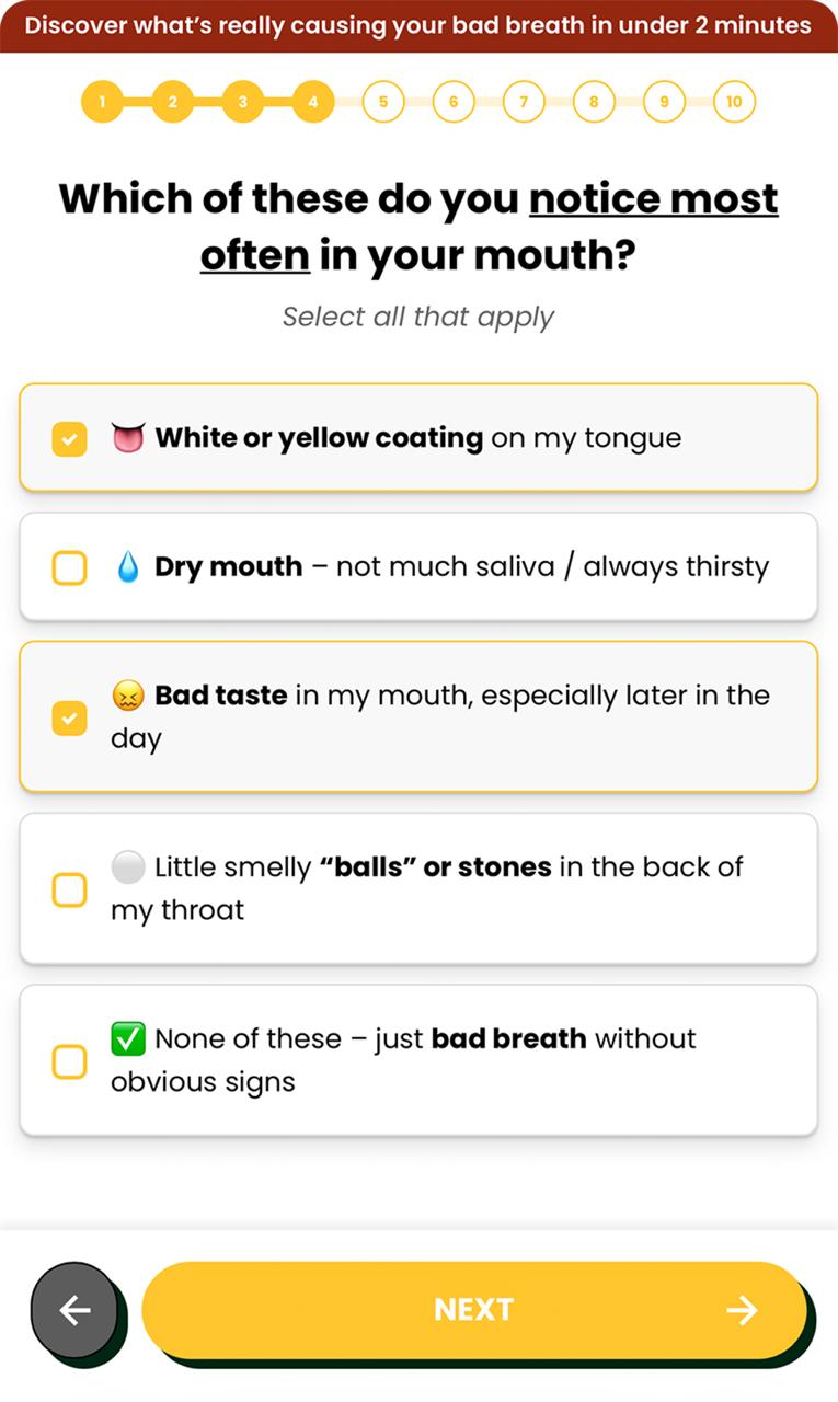 QuizLanding results page builder with mobile preview